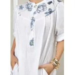 Vestido Glaucia Linho Italiano Branco