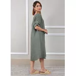 Vestido Flávia Verde Militar