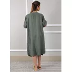 Vestido Flávia Verde Militar