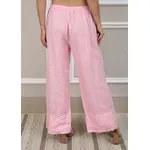 Calça Zara Linho Italiano Rosa Bebê