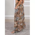 Calça Bonnie Linho Italiano Caramelo
