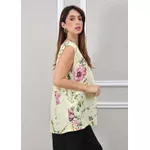 Regata Natalia Linho Italiano Amarelo