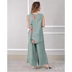Conjunto Marisol Linho Italiano Verde Menta 