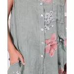 Conjunto Marisol Linho Italiano Verde Menta 