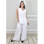 Conjunto Marina Linho Italiano Branco 