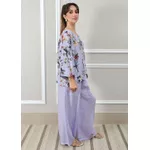 Conjunto Pamela Linho Italiano Lilás