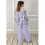 Conjunto Pamela Linho Italiano Lilás