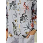 Conjunto Pamela Linho Italiano Lilás