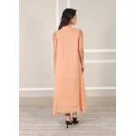 Vestido Luana Linho Italiano Pêssego