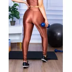 Calça Legging Cirre 3D Academia Cós Reto Bronze