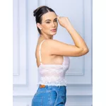 Top Cropped Renda Branco