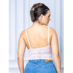 Top Cropped Renda Branco