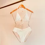 TOP NARA CORTININHA BIQUINI - OFF-WHITE