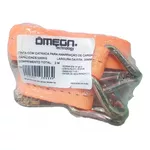 Kit Catraca + Cinta Amarração Carga 500kg x 25mm Rabicho J