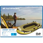 Bote Inflável Par Remos + Bomba ar Fishman 200 Pathfinder até 190kg