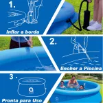 Piscina Inflável Redonda 1000L 