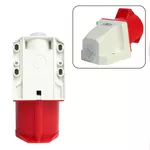 Tomada Sobrepor 3P+T 32A 6H Vermelho OMG-4206