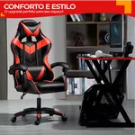Cadeira Gamer OT-OC1A ÔMEGA Couro Sintético