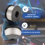 Arame Solda Mig Alumínio Er 4043 com 1kg Ômega