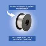 Arame Solda Mig Alumínio Er 4043 com 1kg Ômega