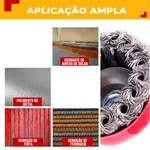 Escova Copo Trançada de Aço Carbono M14 Ômega