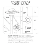 Ombrelone Lateral 3M para Piscina, Jardim e Área Gourmet
