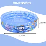 Piscina Infantil Inflável 1.2m x 24cm 220L Jilong Avenli