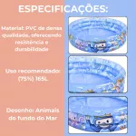 Piscina Infantil Inflável 1.2m x 24cm 220L Jilong Avenli