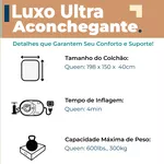Colchão Inflável Casal Premium com Bomba Elétrica Embutida