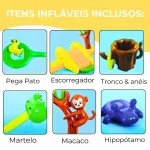 Piscina Inflável Playground Bichinhos Ômega