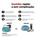 Piscina Infantil Inflável 1.2m x 24cm 220L Jilong Avenli