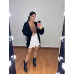 Cardigan Larissa Preto