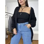 Cardigan Larissa Preto