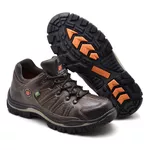Tenis Azimute Brasil 943 Adventure em Couro Caqui