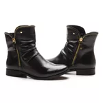 Bota/Coturno Feminina Kader Woman Couro Vegetale Preto 
