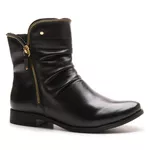 Bota/Coturno Feminina Kader Woman Couro Vegetale Preto 