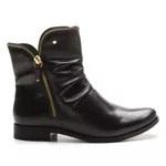 Bota/Coturno Feminina Kader Woman Couro Vegetale Preto 