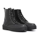 Coturno Feminino Tratorado Preto 1105