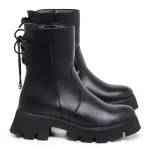 Bota Coturno Cadarço Cano Alto 15000 Preta