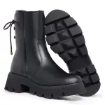 Bota Coturno Cadarço Cano Alto 15000 Preta