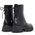 Bota Coturno Cadarço Cano Alto 15000 Preta