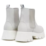 Bota Chelsea Feminina em Couro Off White 15025
