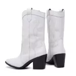 Bota Feminina Texana Off White 17001 