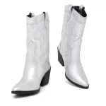 Bota Feminina Texana Prata 17005