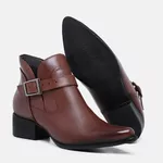 Bota Cano Baixo Ana Marrom 