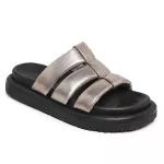 Sandalia Papete Feminina Cecilia Ouro Light