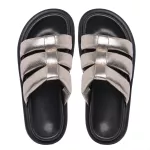 Sandalia Papete Feminina Cecilia Ouro Light