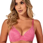 27940 - Conjunto Push Up. Calcinha fio. - Rosa
