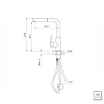 Monocomando Tramontina Monde Plus Inox com Extensor