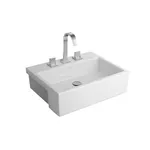 Cuba Deca Semi-Encaixe Branco 
